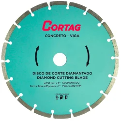 Disco Diamantado Segmentado Cortag