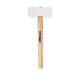 Martelo de Borracha Branco 40mm Bomcorte