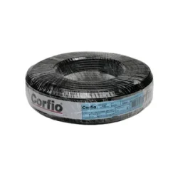 Fio Flexível 10,0 mm Preto c/ 100 m Corfio