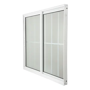 Janela Alumínio 1x1 2 fls c/ Grade Líder